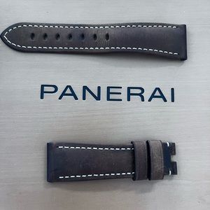 Authentic Panerai  leather brown strap